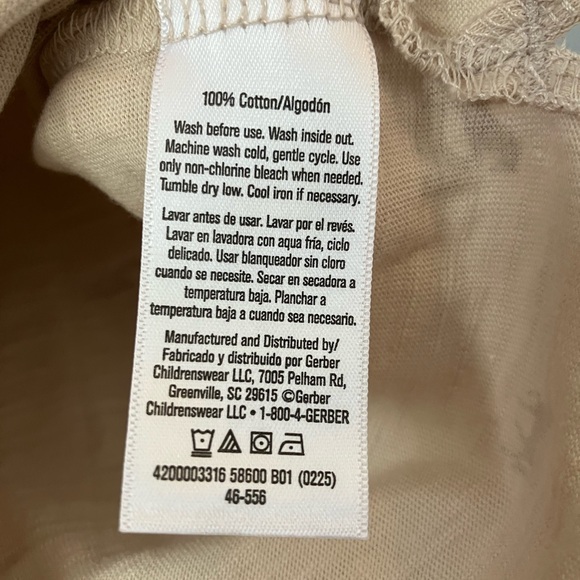 Boys 4T Set | Beige Horse Print Long Sleeve Top with Brown Pants - Picture 4 of 8